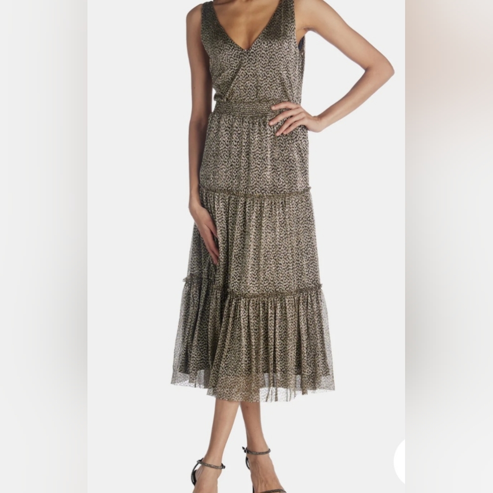 1.STATE Plunge V Maxi Dress / NWT / Size Small